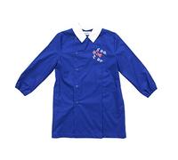 siggi Grembiule Blu Bambino 6/12 Anni Scuola elementare Disegno Formula 1, Grembiule Maniche Lunghe con Polsini e Colletto Staccabile - Art. 3133 (8 Anni | 128 cm)