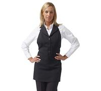 siggi GREMBIULE CON PETTORINA NADIA NERO-TU Set di 5