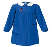 siggi Grembiule Elementare, Bambina e Ragazza Con chiusura Bottoni o Zip. Blu o Bianco 3911/BLU_1PZ_4016_65 , 6 anni