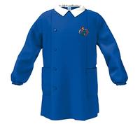 siggi Grembiule Elementare, Bambino e Ragazzo Con chiusura Bottoni o Zip. Blu 3931/BLU_1PZ_4016_80, 9 anni