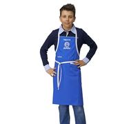 Siggi Grembiule Masterchef Italia Ufficiale - Originale - Unisex - Con Ricamo Nome Personalizzato - Idea Regalo (Junior Bluette)
