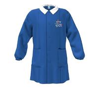 siggi Grembiule Scuola Elementare 33gr4248 con Bottoni Automatici e Ricamo, Blu Navy e Bianco, per Bambini (ROYAL 33GR4248, 13 ANNI (100 158 CM))
