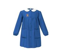 siggi Grembiule Scuola Elementare Bambina, 6-7-8-9-10-11-12-13-14-15 anni, Colore BLU con Ricamo, Apertura centrale con bottoni, con certificazione OEKO TEX STANDARD. (4069_blu, 85(10ANNI-140 cm))