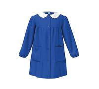 siggi grembiule scuola elementare bambina bianco nero bluette bottoni (Bluette, 6 Anni)