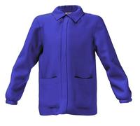 siggi grembiule scuola elementare bambino nero bluette con pratica zip (Bluette, 9 Anni)