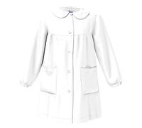 siggi Grembiule Scuola ELEMENTARE Bimba (Bianco, 12A-152CM)