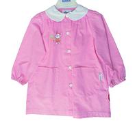 siggi Grembiule Scuola Materna Rosa Quadretti Bimba Bambina Colletto Bianco 4 Anni