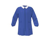 SIGGI Grembiule Zip Blu Siggi 37GR2111 Scuola Elementare Bambino Senza Ricamo