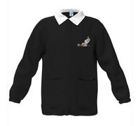 Siggi Group Casacca Scuola Bambino 33CS1891 Calciatore Zip, Nero, 6