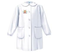 Siggi Group Grembiule Asilo Bambina 33GR4174 Ape Hello, Bianco, 2