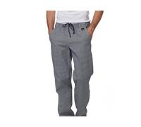 SIGGI Pantaloni Josh QUADRETTO Bianco/Nero, XS