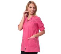 Siggi Group Vestido de moda casual para mujer, de manga larga, con solapa, botones y cordones, para regalo para ella, Blanco