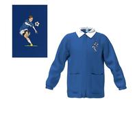 Siggi Happy School Casacca Scuola Bambino 33CS1811 Calciatore Palla Zip, Bluette 10