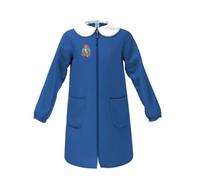 Siggi Happy School Grembiule Scuola Bambina Con Zip 33GR4221 Bambina Con Ciambelle (Bluette, 9 anni)