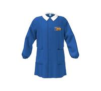 SIGGI HAPPY school Grembiule Scuola Bambino Con Bottoni Disegno Macchina Da Corsa, 33GR4092, Bluette (Bluette 4016, 6 Anni 116 cm)
