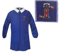 Siggi Happy School Grembiule Scuola Bambino Con Cerniera 33GR4247 Bluette (Bluette, 6 anni)