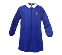 Siggi Happy School Grembiule Scuola Bambino Con Zip Disegno Tennis, Colore Bluette, 33GR4246 (Bluette, 8 Anni)