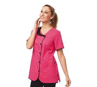 Siggi Horeca Casacca Donna Dora,Donna,Fucsia/Nero,XL