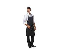 Siggi Horeca Grembiule con Pettorina Unisex Raoul,Unisex,Nero,Unica