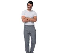 SIGGI Pantaloni Denzel QUADRETTO Bianco/Nero, 60