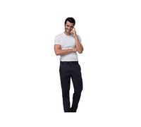 SIGGI Pantaloni Denzel Riga Nero/Bianco, 50