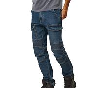 SIGGI Pantaloni Jeans Biker Blu Jeans, 3XL