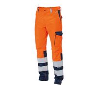 Siggi Pantaloni Set 5Pz Alta Visibilita' Bicolore Arancio/Blu,Uomo,XXL