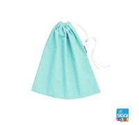 Siggi - Sacchetto Asilo Portaoggetti - Quadretti Verde Acqua