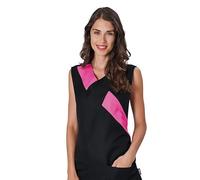 siggi Scamiciato Parrucchiera/Estetista/Commessa Cindy, Colore Nero/Fucsia (II)