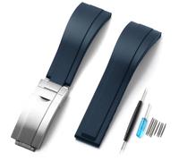 Sight Focus Cinturino in gomma per orologio Rolex Cosmograph Daytona, Submariner, Yacht-Master, GMT-Master, Sea Dweller, Sky Dweller, Air-King, Datejust, Day-Date, Explorer, DEEPSEA, Oyster Perpetual