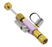 Sight Glass Valve Core Remover, 1/4 e 5/16 pollici Dual Size Fitting, per sistemi di refrigerazione AC (rosa)