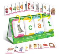 Sight Word Spelling Cards - Schede flash educative per l'apprendimento precoce | Divertente gioco di lettura e scrittura per asilo nido, uso a casa e in classe, strumenti di alfabetizzazione per