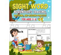 Sight Word Workbook Adventures Tracing