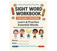 Sight Words Activity Book for Kindergarten and Preschool: Master 100+ Common Sight Words Through Fun Tracing, Writing, and Reading Games - Perfect for Ages 4-6