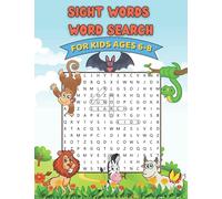 Sight Words and Spelling Workbook for Kids Ages 6-8: High Frequency Words Activity Book for kid (Word Search Extra Large Print)