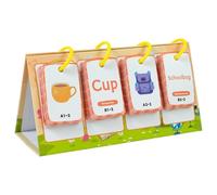 Sight Words Flash Cards per asilo, 96 pezzi, gioco educativo per costruttore di parole, materiale sensoriale per l'apprendimento della scuola domestica per lo sviluppo 'alfabetizzazione