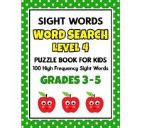 SIGHT WORDS Word Search Puzzle Book For Kids - LEVEL 4 (Tascabile)