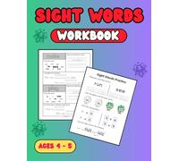 Sight Words Workbook: Coloring Book for Ages 4 - 5