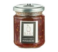 SIGI Azienda Agricola Confettura di PEPERONCINO | Senza Coloranti, Conservanti, Addittivi | 100% Artigianale e Naturale | Lavorato a Mano, Prodotto in Italia | Barattolo 220gr.