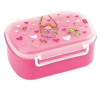 SIGIKID 24472 - Contenitore per Il Pranzo e la merenda Pinky Queeny, Senza BPA, per Bambine, consigliato a Partire dai 2 Anni, Colore: Rosa