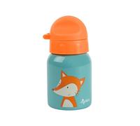 Sigikid 24994 - Borraccia in acciaio inox, motivo volpe, per bambini e ragazze, accessori raccomandati a partire dai 3 anni, blu, 250 ml