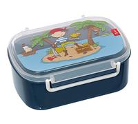 Sigikid 25004 - Contenitore per il pranzo e la merenda Sammy Samoa, senza BPA, per bambine e bambini, consigliato a partire dai 2 anni, colore: blu
