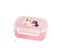 Sigikid 25270 - Contenitore per il pranzo Pony Love, senza BPA, sicuro, leggero, con chiusura a leva, contenitore per il pranzo, la colazione, l'asilo, per bambini dai 2 anni in su, colore: Rosa/Pony