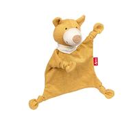 Sigikid 39839 - Telo da fiuto a forma di orso, colore: giallo/orso/18 cm