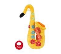 SIGIKID 42775 - Carillon per sassofono Play & Cool per ragazze e ragazzi, giocattolo consigliato dalla nascita, giallo/multicolore