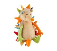 Sigikid 42838 Peluche riccio Patchwork Sweety per giocare e coccolare in morbido mix di materiali per neonati e bambini, ragazzi e ragazze da 0 mesi a 8 anni, multicolore, riccio 23 cm