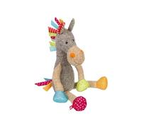 Sigikid 42843 - Peluche a forma di cavallo, patchwork Sweety, per giocare e coccolare, in morbido mix di materiali, per neonati e bambini, ragazzi e ragazze da 0 mesi a 8 anni, multicolore, cavallo