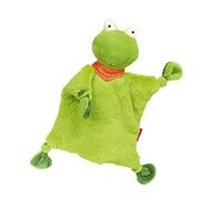 Sigikid 42934 - Asciugamano da fiuto, 28 x 22 x 7 cm, colore: Verde/Rana