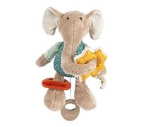 Sigikid 43164 giocattolo attivo per bambini, elefante, menta/grigio