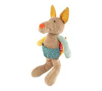 SIGIKID 43231 - Peluche a canguro Patchwork Sweety, giallo, per bambine e ragazzi da 0 a 8 anni